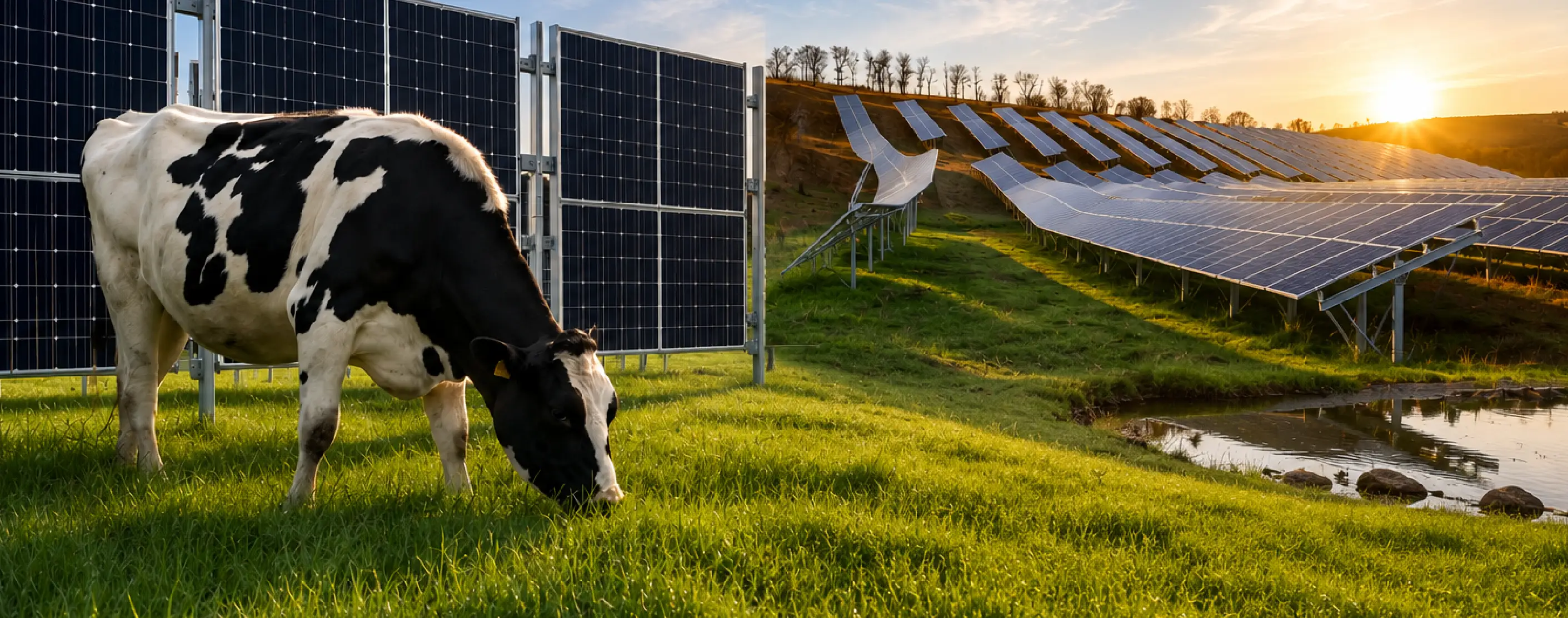 Le presentamos la primera ganadería de Colombia con vacas que viven bajo paneles solares Enelico Energía Solar Ibague, Colombia